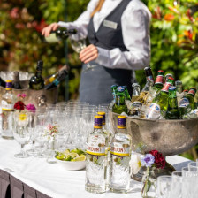 Outdoor drinks reception Killashee Hotel