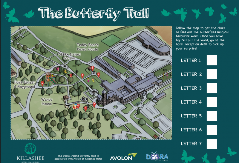 butterfly trail map