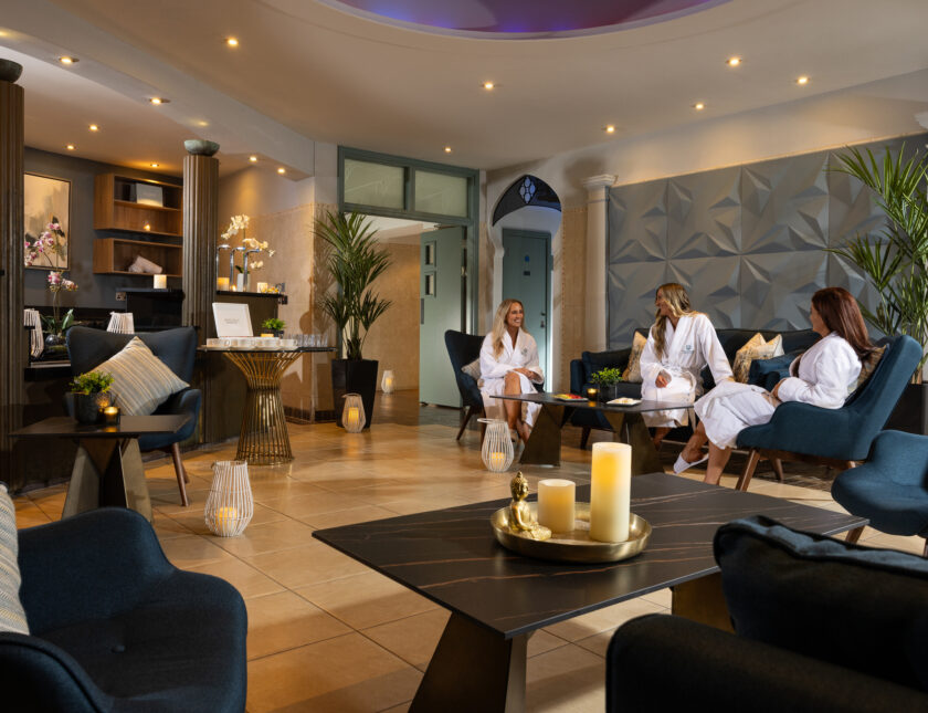 women sitting in juice bar - Killashee Hotel