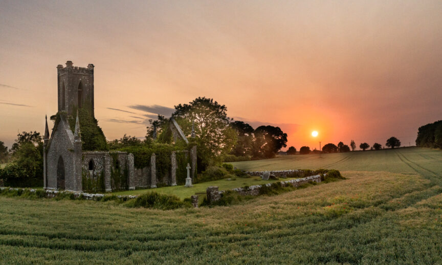 Sunrise Ballynafagh Church Prosperous Co. Kildare master - Killashee Hotel