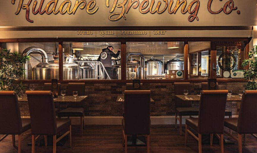 view from lock 13 brewpub - Killashee Hotel