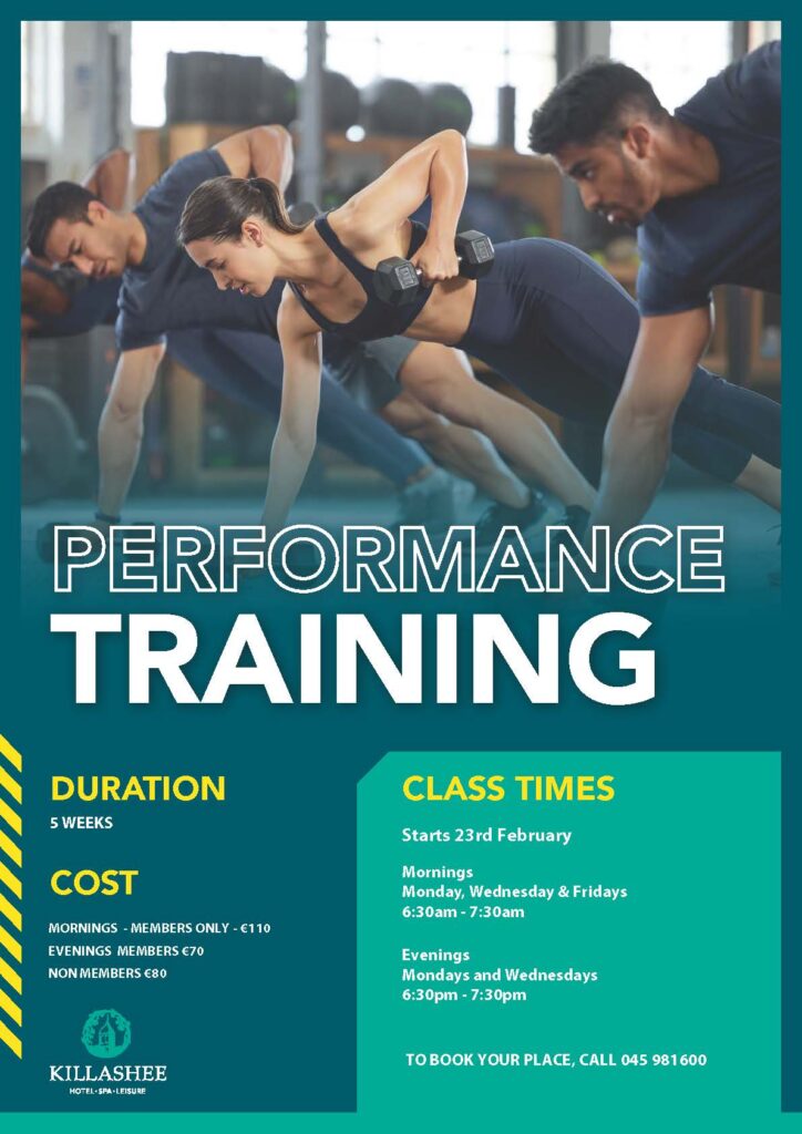 Performance January feb 26 - Killashee Hotel