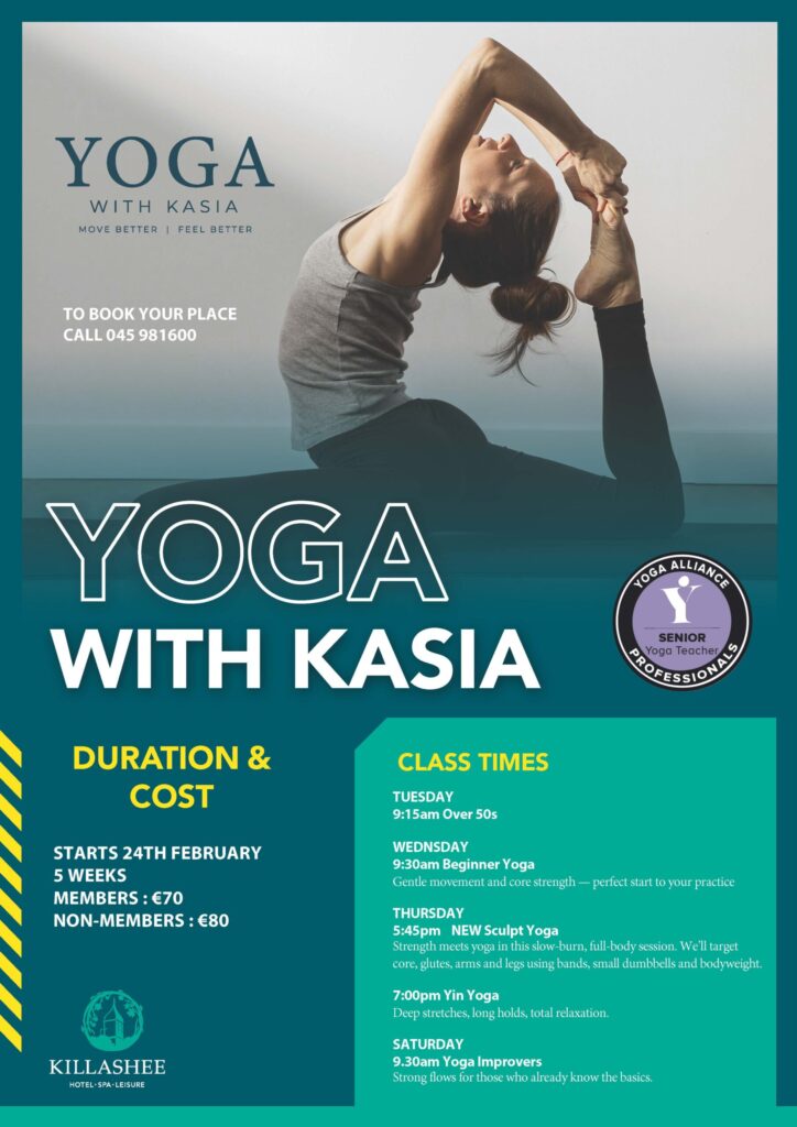 Yoga FEB 26 copy - Killashee Hotel