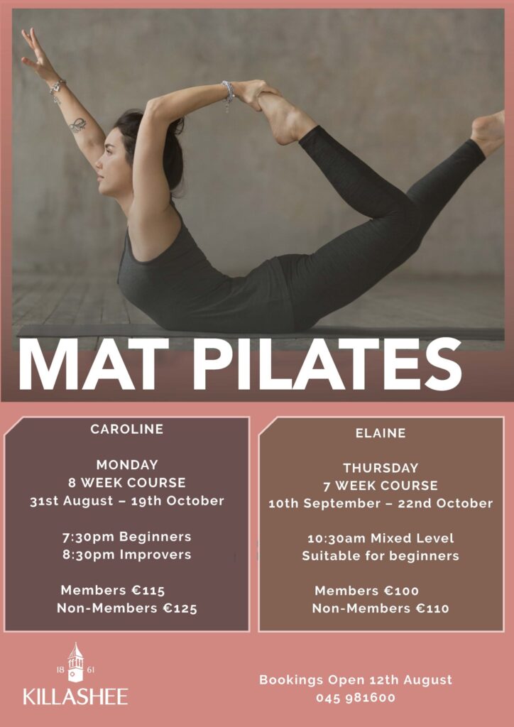 PILATES SEPT26 5 - Killashee Hotel