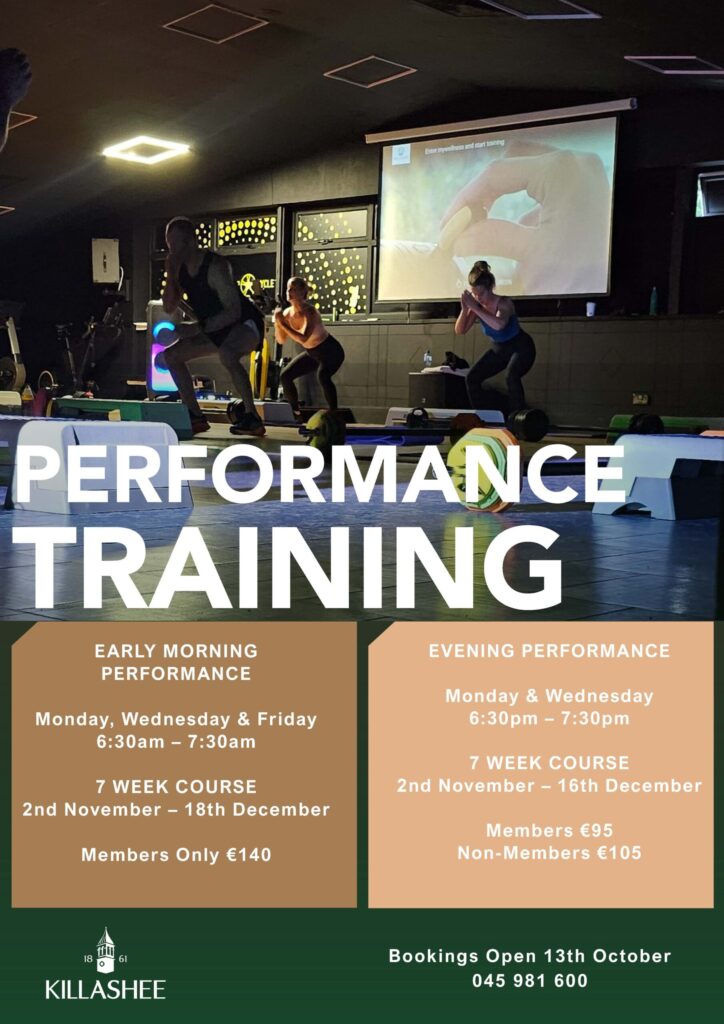 Performance January NOV - Killashee Hotel